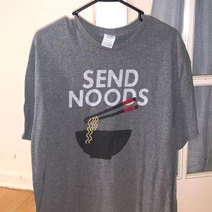 XL Punny “Send Noods” Tee Shirt